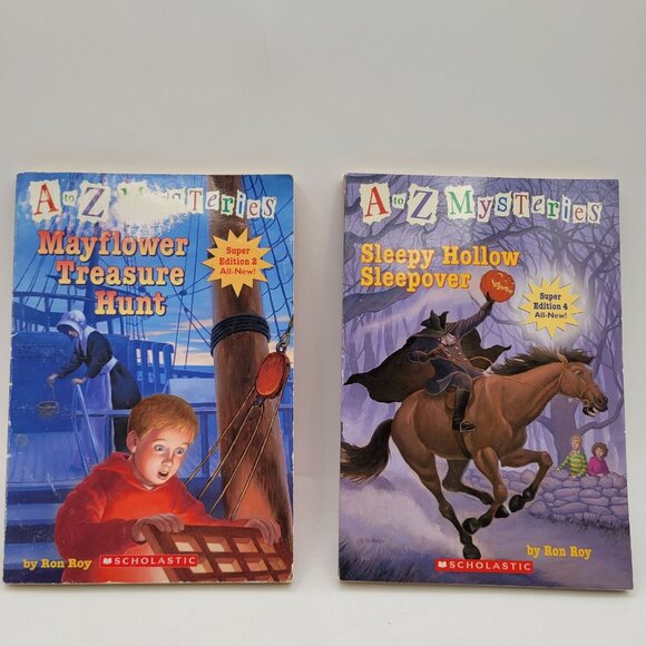 Calendar & A to Z Mysteries Huge Lot of 15 Chapter Books by Ron Roy - Picture 6 of 9